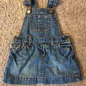 GAP Denim Overall Dress